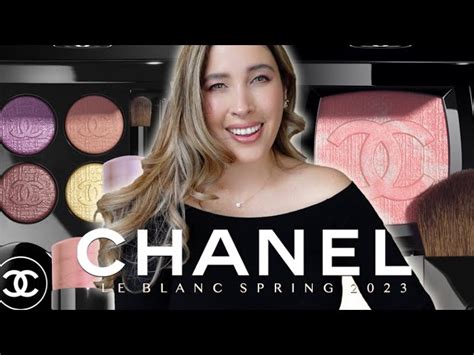 chanel le blanc makeup collection 2023|NEW CHANEL LE BLANC 2023 FULL REVIEW! .